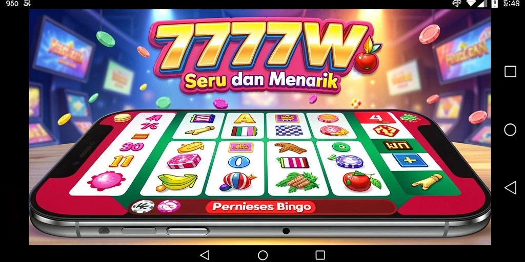 Screenshot tampilannya menunjukkan keseruan permainan Bingo di 7777W.
