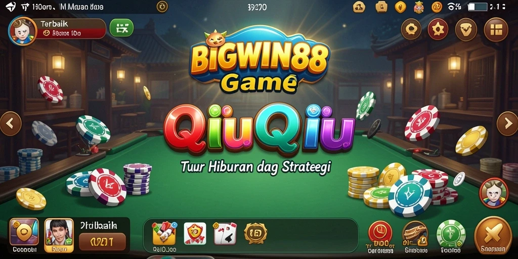 Screenshot gameplay QiuQiu dengan suasana seru dan kompetitif.