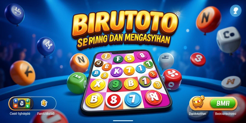 Screenshot gameplay BIRUTOTO menampilkan momen seru permainan Bingo.
