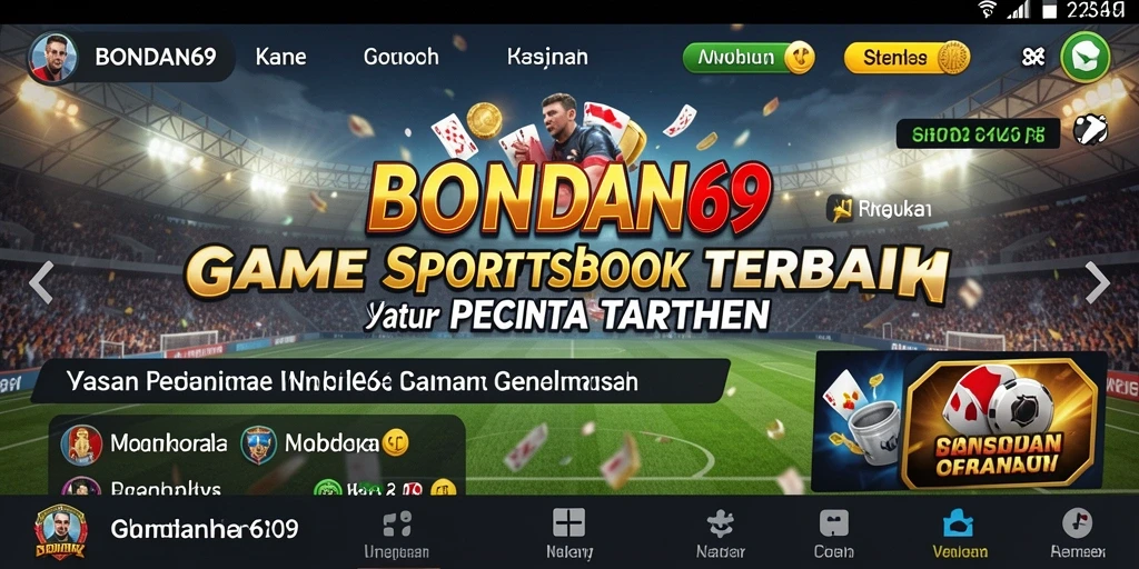 Tampilan gameplay menarik dari aplikasi BONDAN69 yang memfasilitasi taruhan olahraga.