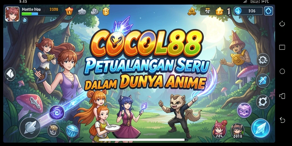 Tampilan gameplay COCOL88 yang penuh warna dan mendebarkan.