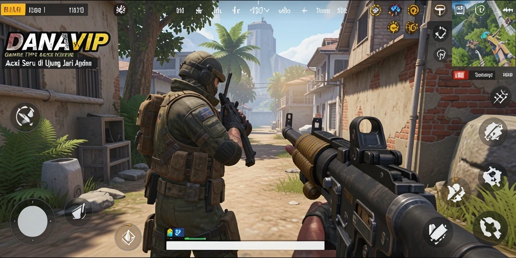 Tampilan menarik gameplay TPS di DANAVIP yang seru dan mendebarkan.