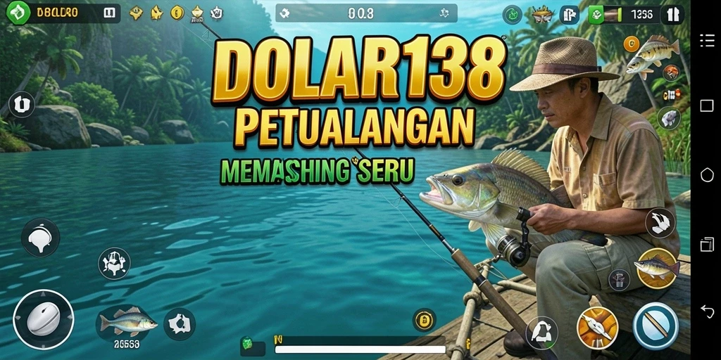 Tampilan gameplay DOLAR138 yang menampilkan aksi memancing seru.