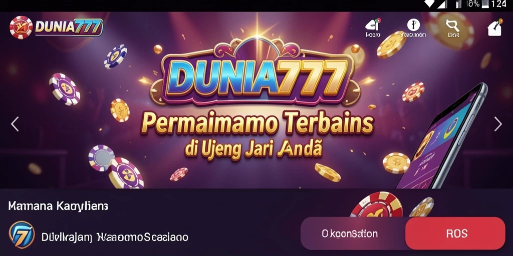 Gambaran gameplay menarik dari DUNIA777 dalam dunia Kasino.