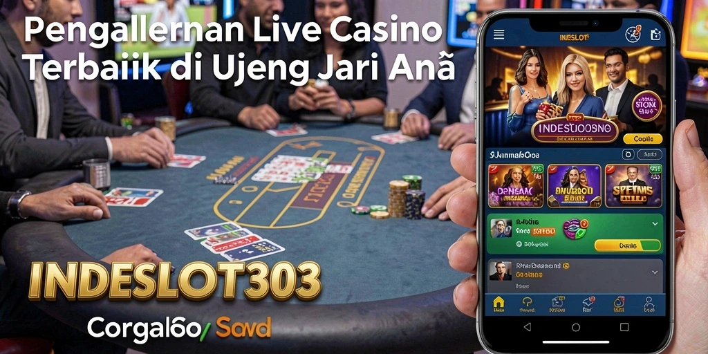 Tampilan gameplay menarik di dalam aplikasi Live Casino INDESLOT303.