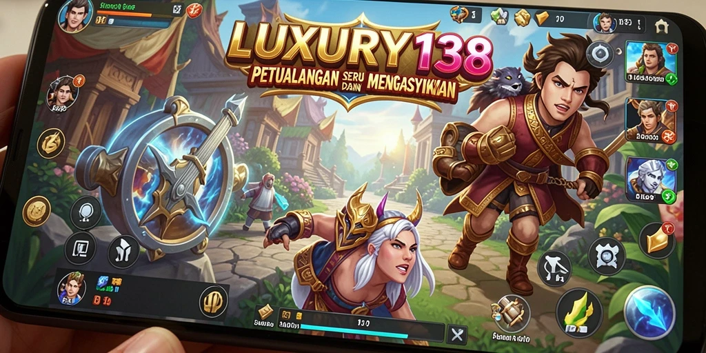 Tampilan gameplay menakjubkan dari LUXURY138 dengan elemen petualangan yang seru.