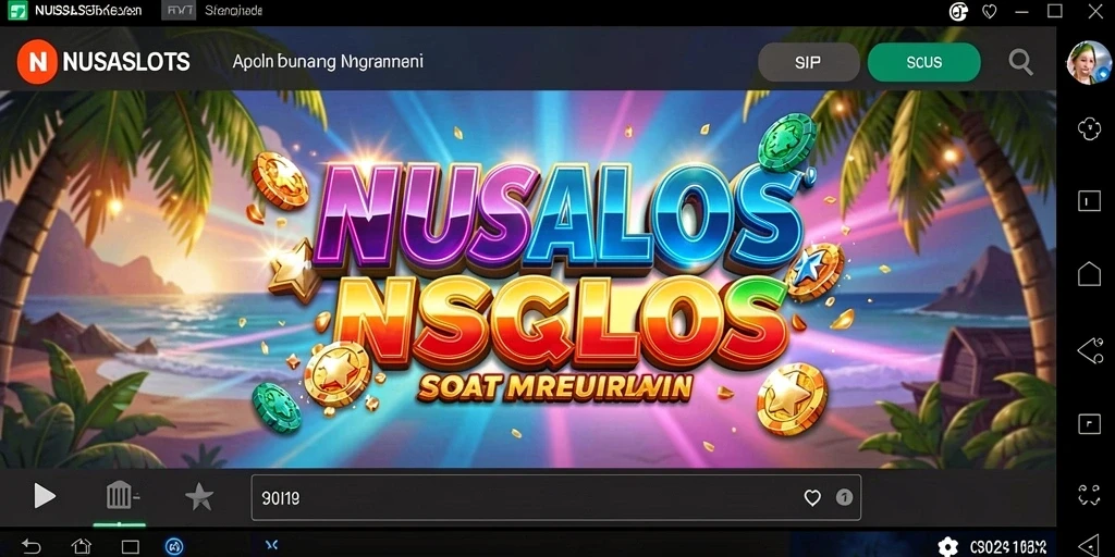 Tampilan gameplay menakjubkan dari NUSASLOTS yang penuh strategi.