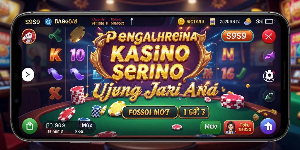 Tampilan gameplay menarik dari S9S9 dengan berbagai permainan Kasino.