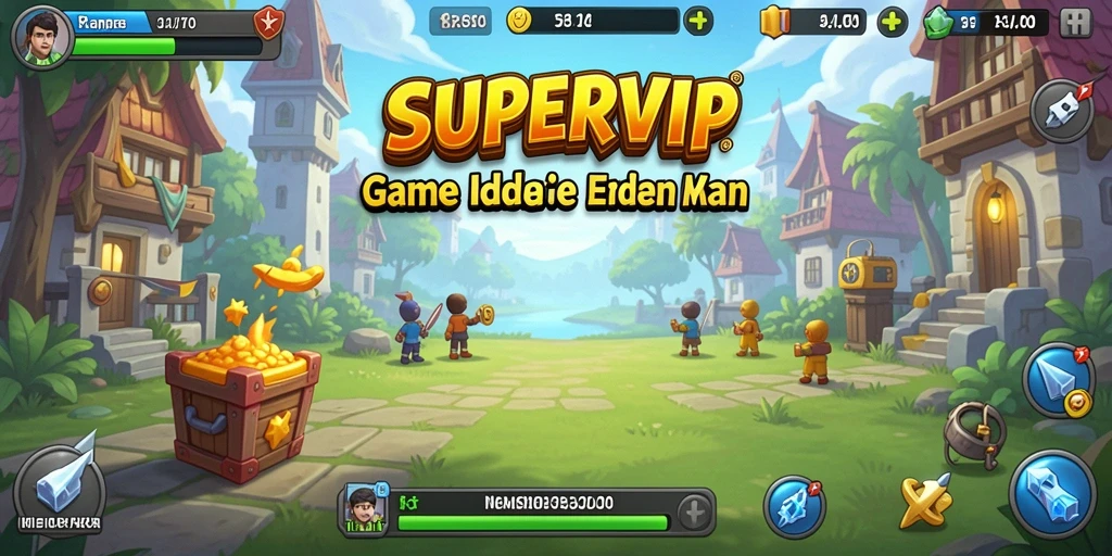 Tampilan menarik dari gameplay SUPERVIP yang seru dan adiktif.