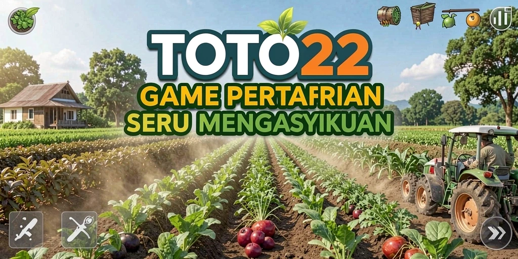 Screenshot TOTO22 menampilkan gameplay bertani yang menarik dan interaktif.